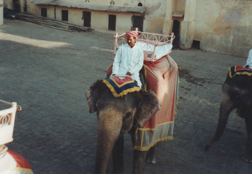 ”Taxi” spre fortul Amber - Jaipur