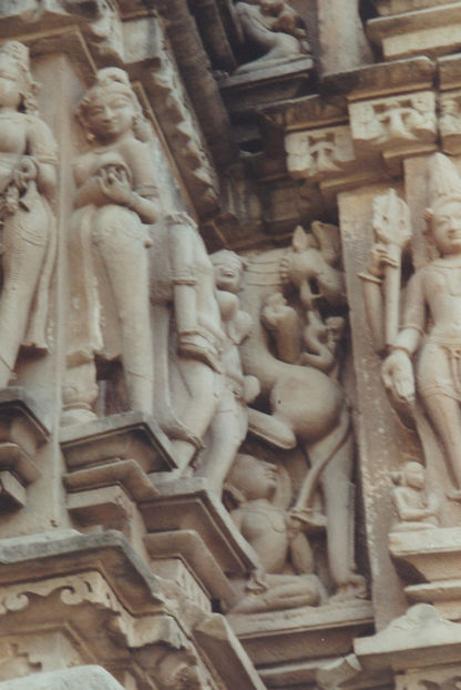 Khajuraho Sculpturile erotice - Khajuraho