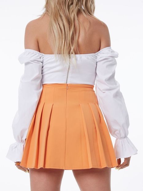 ABOUT YOU x Alina Eremia, Damen Rock 'Nala', orange - Moda Alina Eremia