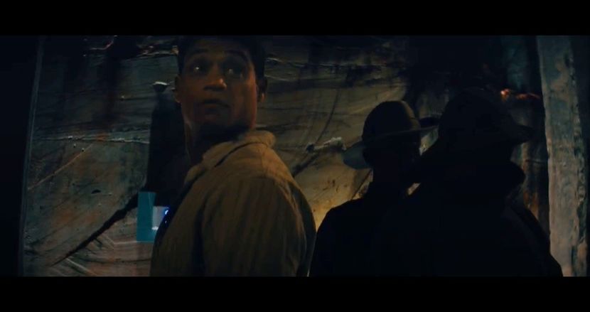 Wesley ⁽ⁿᵘᵐᵇᵉʳ ⁴⁾ kicks at the gurney wheel. “Symbolic or not, that’s a live wire setup. - The Devil is a Gentleman