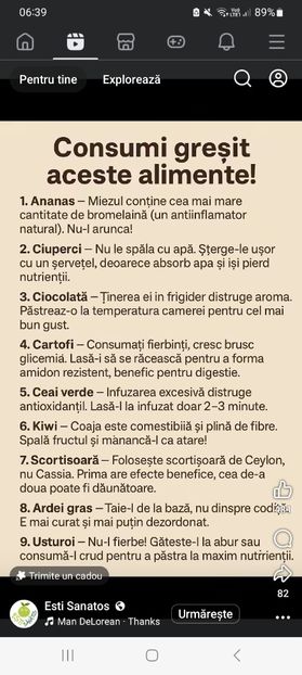 Screenshot_20251022_063939_Facebook - Consumi gresit aceste alimente