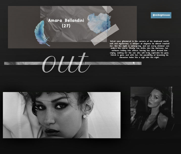 ✘ Aɱɑɾɑ Bellɑƞɗiƞi (27) 　　— ν̣ẹḷν̣ẹṭ ✘ - Whispers of Identity