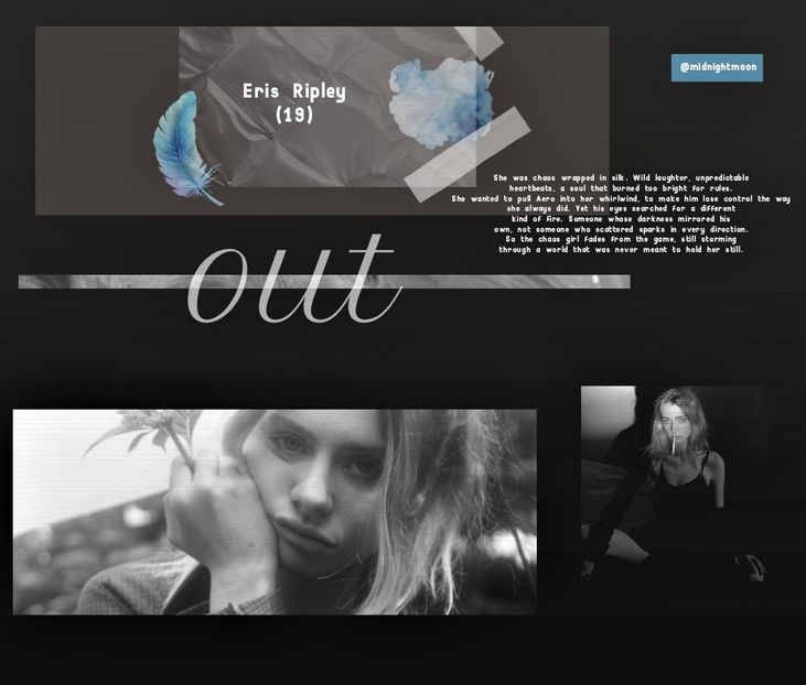 ✘ Eɾis Ripleʮ (19) 　　— c̣ɦ̣ɑ̣σ̣ṣ ✘ - Whispers of Identity