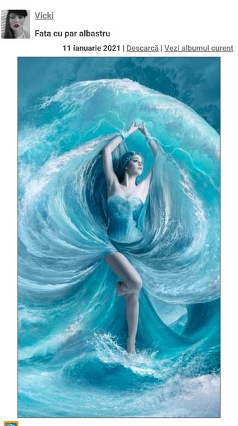  - Fata cu parul Albastru