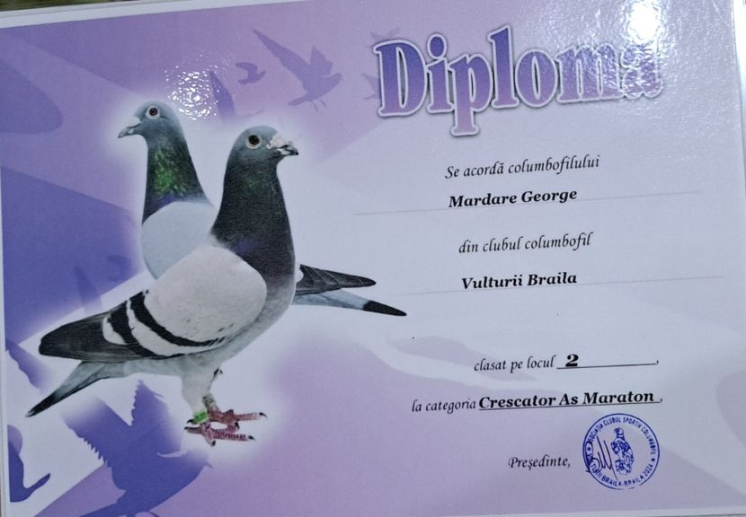 Loc 2 Crescatori AS Maraton - Diplome