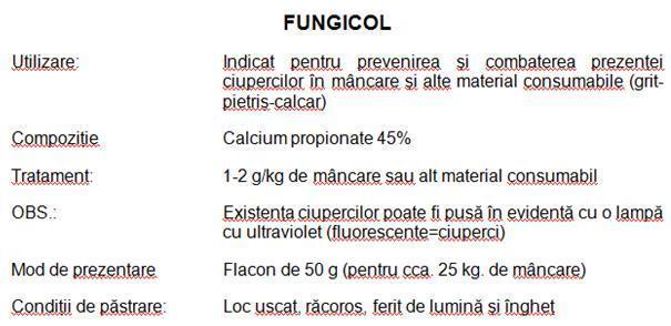 fungicol - antivirus - 2-medicamentatie pentru urechiati