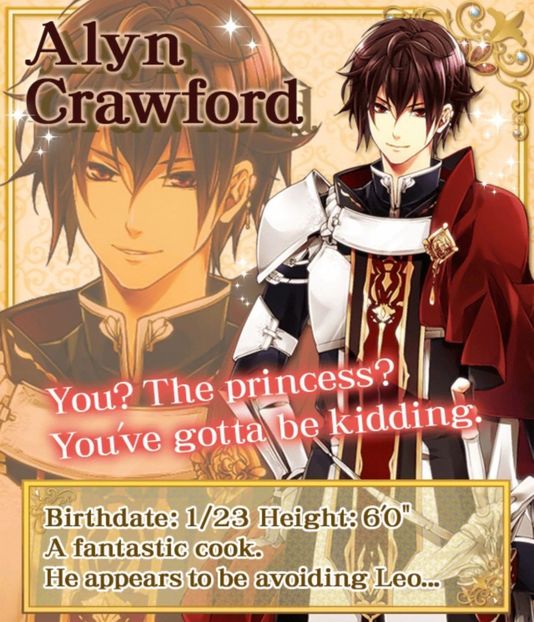Alyn Crawford ♡ - Otome games