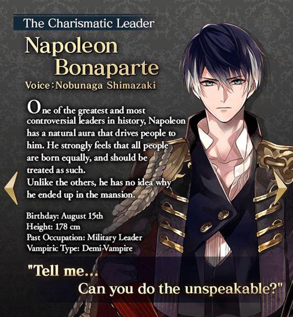 Napoleon Bonaparte ♡ - Otome games