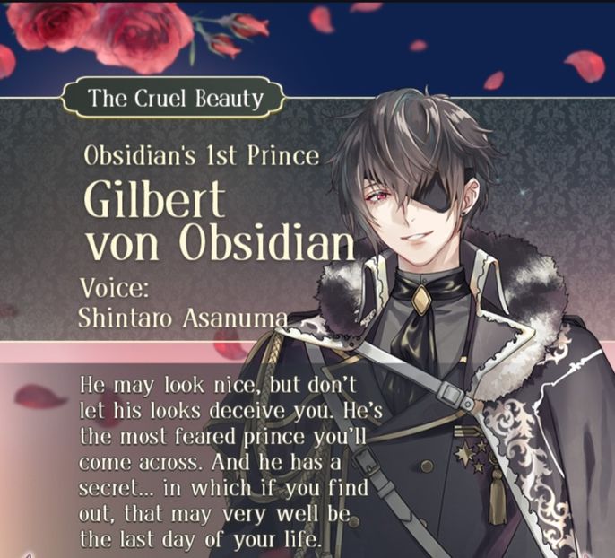 Gilbert von Obsidian ♡♡ - Otome games
