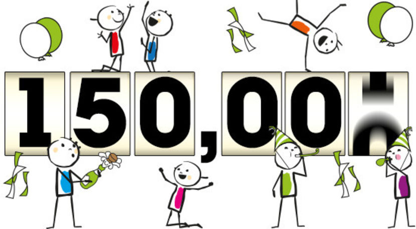  - 00 150000 de vizite