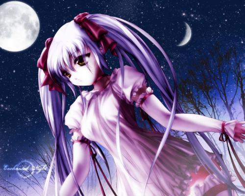 Summer Night Anime Girls Wallpaper Poze Anime[1] - anime girls