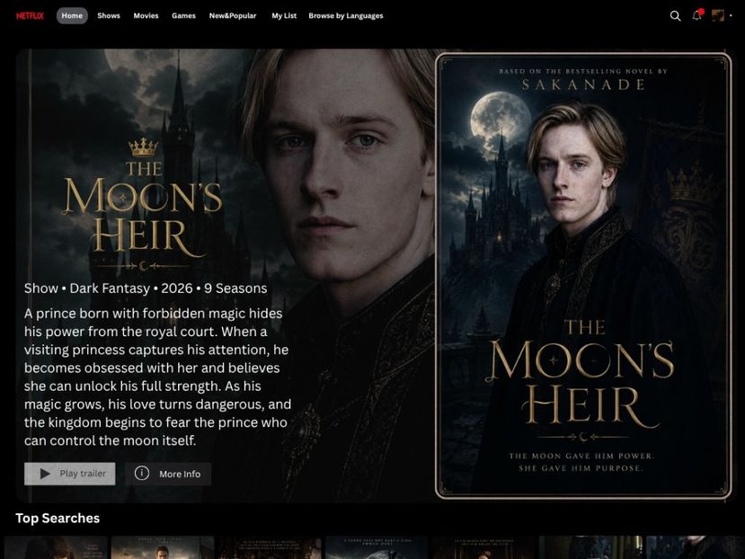 ⸺ 3,8 ⭐ | The Moon’s Heir | Genre: Dark Fantasy | Starring: Louis Hofmann  ⸺ - Apollo l eliminate