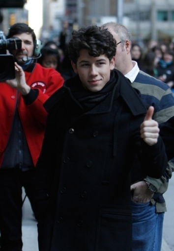 NickJonasArrivingandLeavingDavidLetterman (5) - Nick Jonas arriving and leaving David Letterman