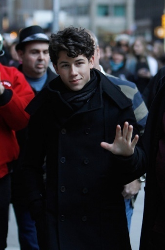 NickJonasArrivingandLeavingDavidLetterman (6) - Nick Jonas arriving and leaving David Letterman