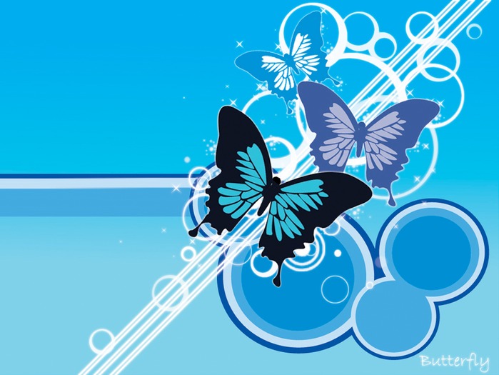 vector_butterfly_wallpaper_by_Blinnie - Fluturi