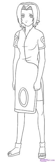 how-to-draw-sakura-haruno-from-naruto-step-5