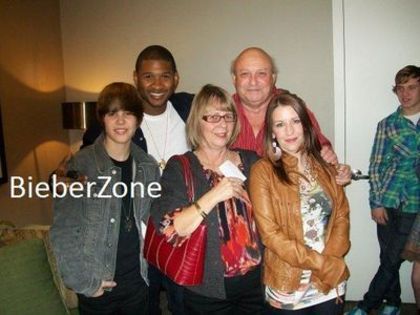 ..Justin, Usher, ... & Pattie.. - 0_0 Bieber Family 0_0