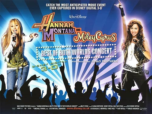 poster - miley cyrus and hannah montana