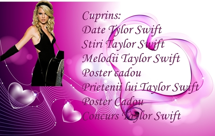 cuprins - Revista Taylor Swift