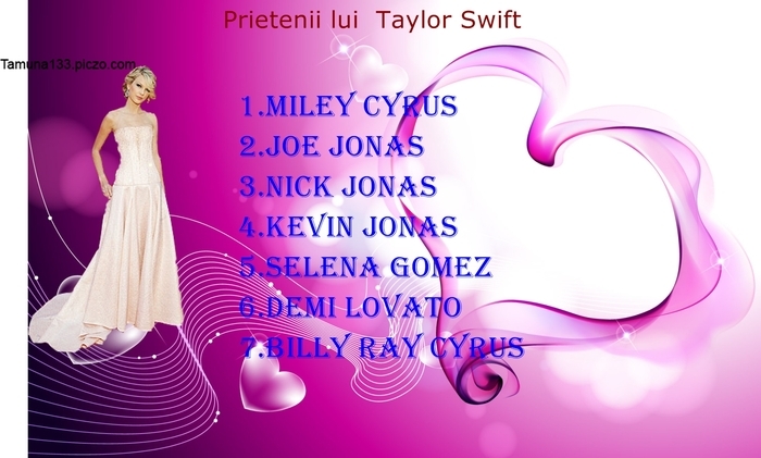 prietenii lui taylor swift - Revista Taylor Swift