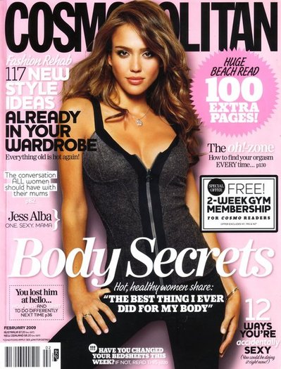 cosmopolitan - cu jessica alba - magazin de reviste