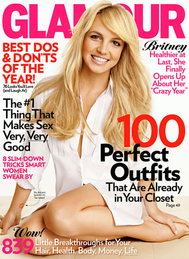 glamour - cu britney spears - magazin de reviste