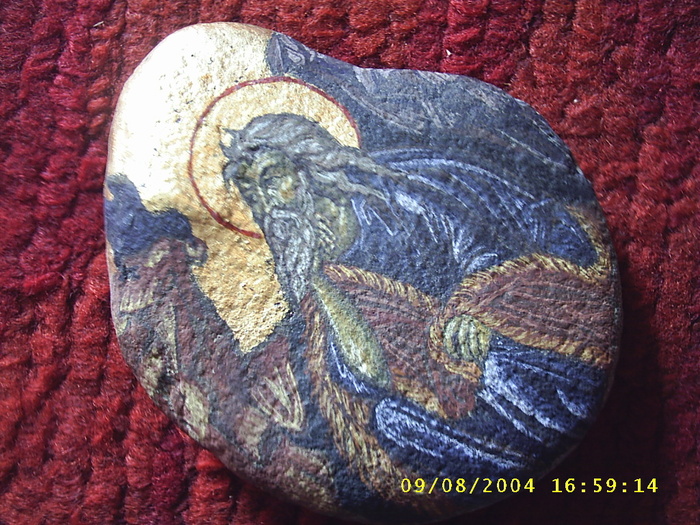 Sf.Prooroc Ilie Tezviteanul - c Icoane pe piatra
