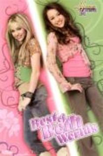 miley and hannah poster