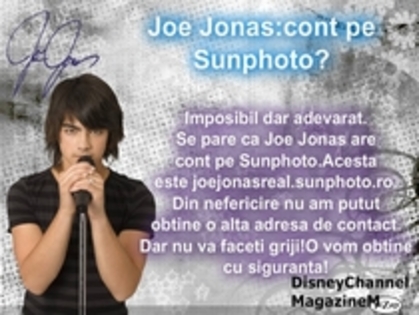 joe jonas - Revista DisneyChannel magazin nr 1