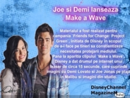 joe si demi vor sa te distreze - Revista DisneyChannel magazin nr 1