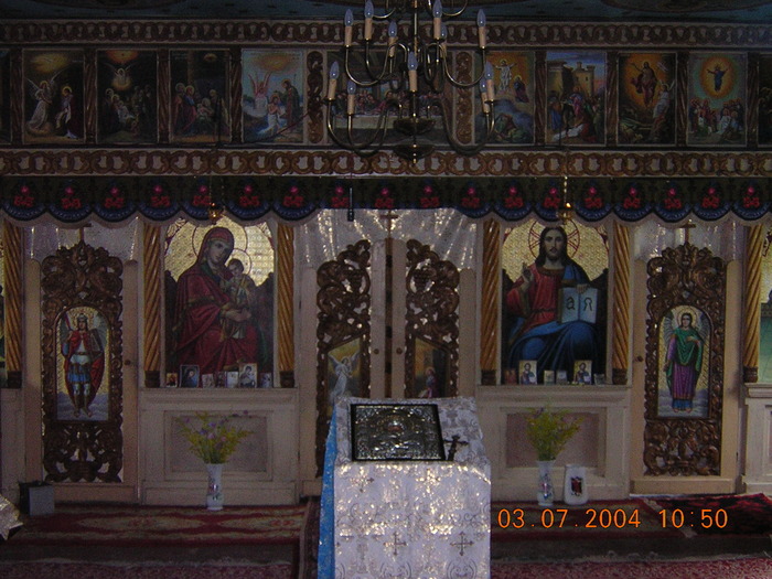 Iconostasul - Manastirea Rohita - Maramures