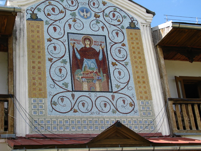 Mozaic-Casa cu Paraclisul - Manastirea Rohita - Maramures