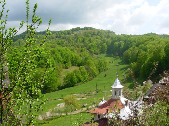 vedere spre Alunis - Manastirea Rohita - Maramures