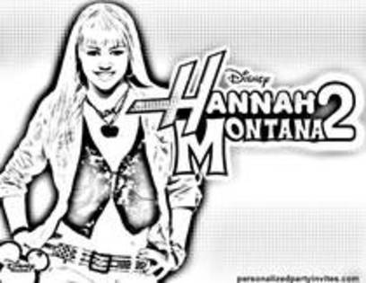 hannah color (13) - hannah montana imagini de colorat