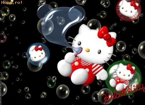 kitty si balonasele - hellokitty