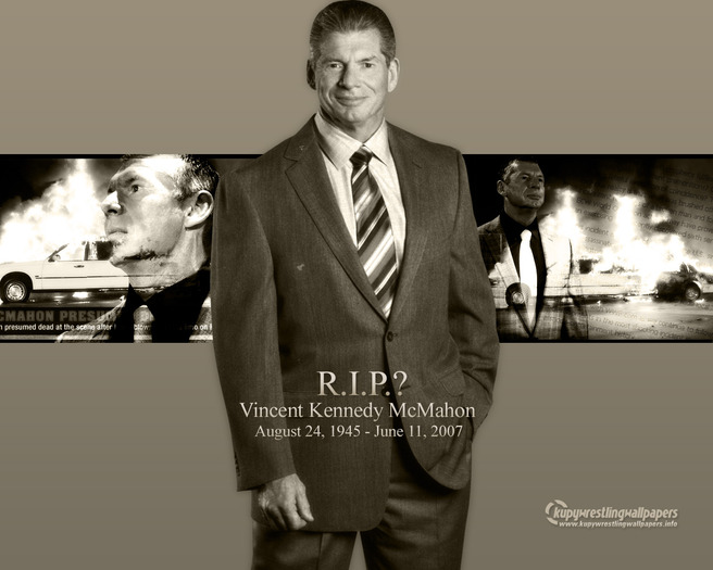 Vincent Kennedy McMahon - R.I.P.