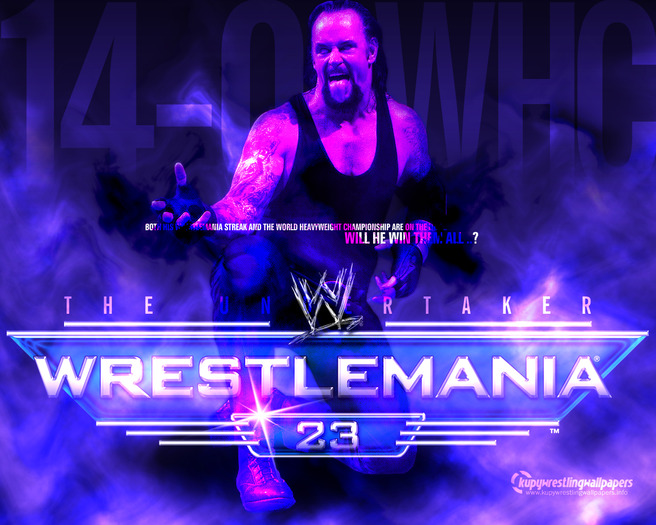 WrestleMania 23 - The Undertaker - wrestling