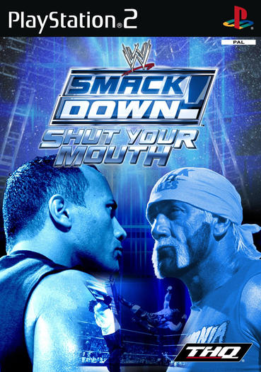 WWE SmackDown shut your mouth fake PlayStation2 coverart