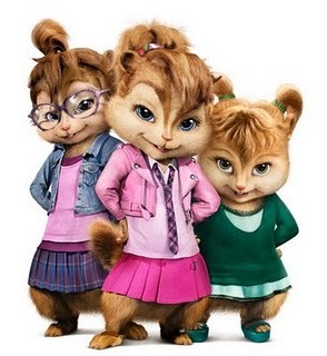 Alvin and the Chipmunks 2; cele trei
