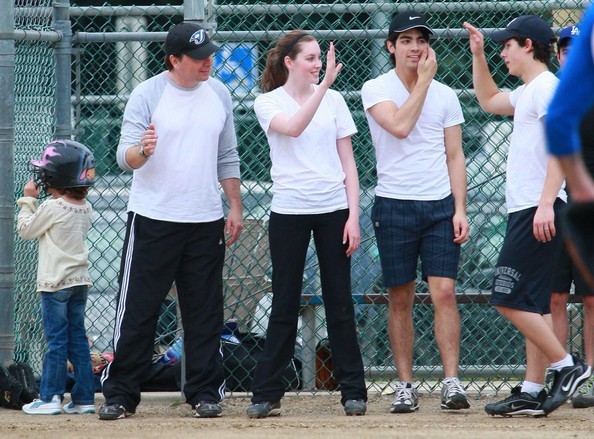 Jonas+Brothers+Playing+Softball+Game+qqL0U4HE9j6l - The Jonas Brothers Playing In A Softball Game