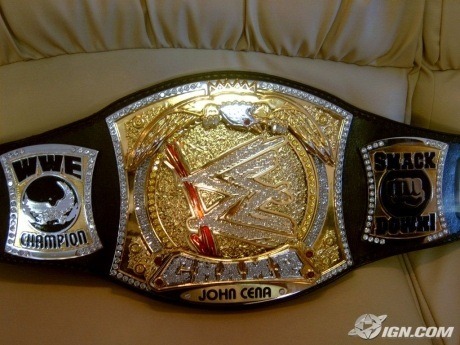 Copy of John Cena's WWE Spinner Heavyweight Championship Belt - wrestling