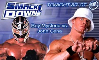 Copy of Rey Mysterio vs John Cena en Smack Down - wrestling