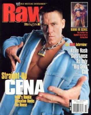WWE John Cena Raw mag cover