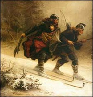 Birkebeinerne_ski - istoria skiului - mirajul zapezii