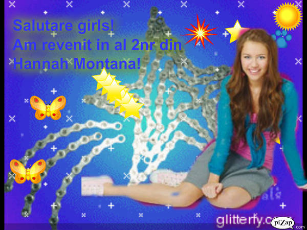 pizap.com90.38073760271072391269599196531 - Revista nr2 cu Hannah MOntana proprie creata de mine