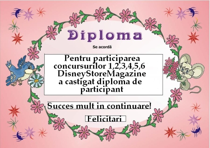 Diploma de participant - Diploma de participant