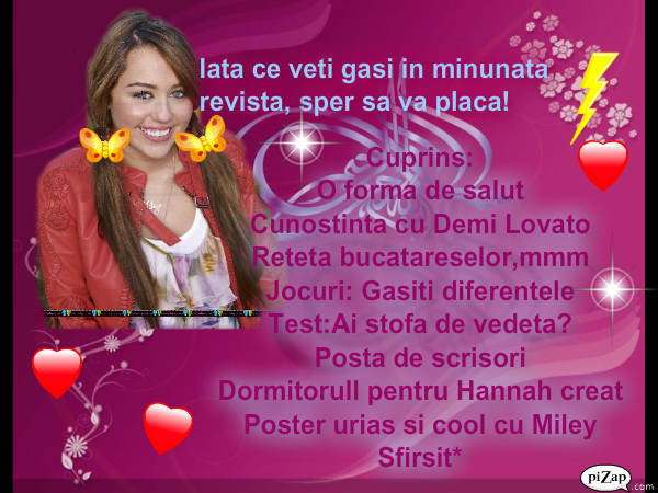 pizap.com90.25373176624998451269767332640 - Revista nr 5 cu Hannah Montana