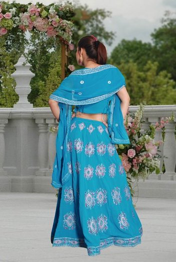 lengha_choli_635csk_03 - Imbracaminte indiana - Sari