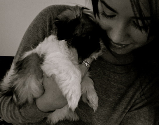 demi-lovato-new-puppy - Demi Lovato