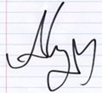 autograf Alyson Michalka - Fansuperstar10